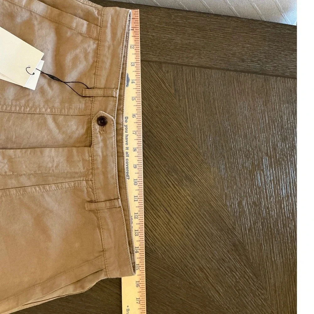 Zara Mens Tan‎ Linen Blend Utility Shorts Khaki Size 30 6861/162/183/38